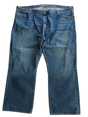 Daniel Cremieux Relaxed Fit Dark Blue Wash Denim Jeans Plus Size 52/30
